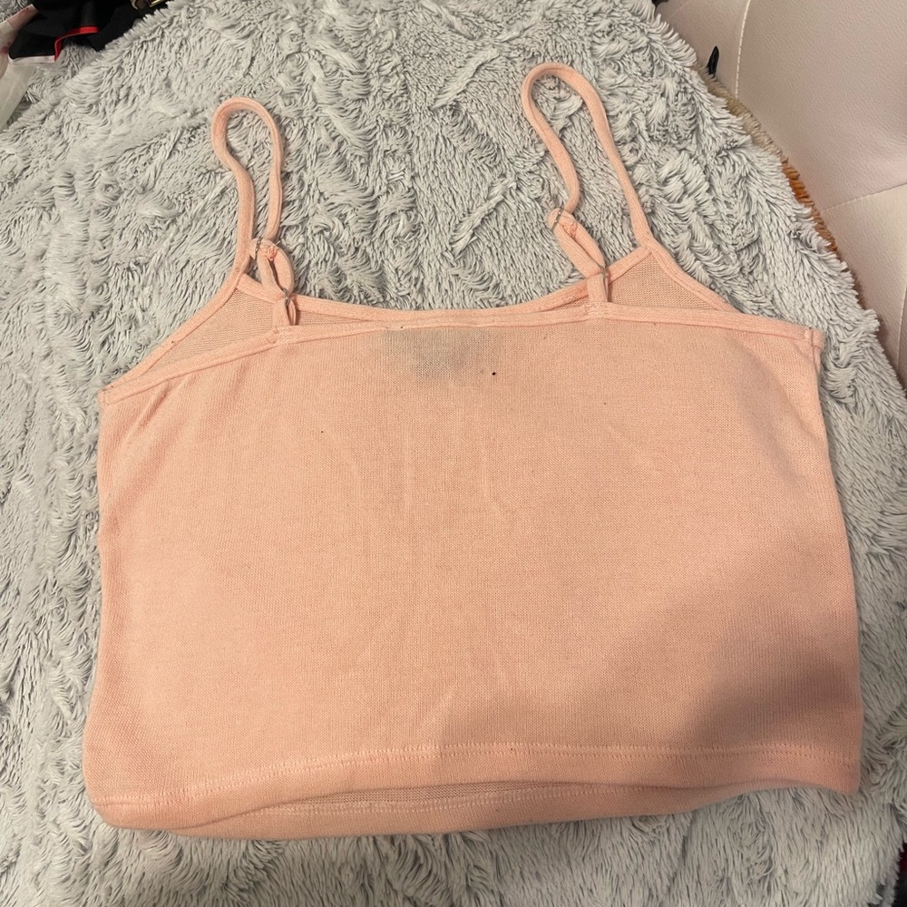 Pink crop top